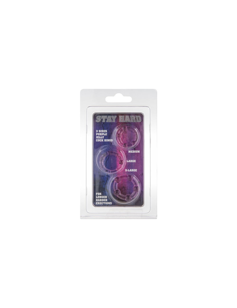 SEVENCREATIONS JUEGO TRES ANILLOS PENE LILA SEVENCREATIONS JUEGO TRES ANILLOS PENE LILA