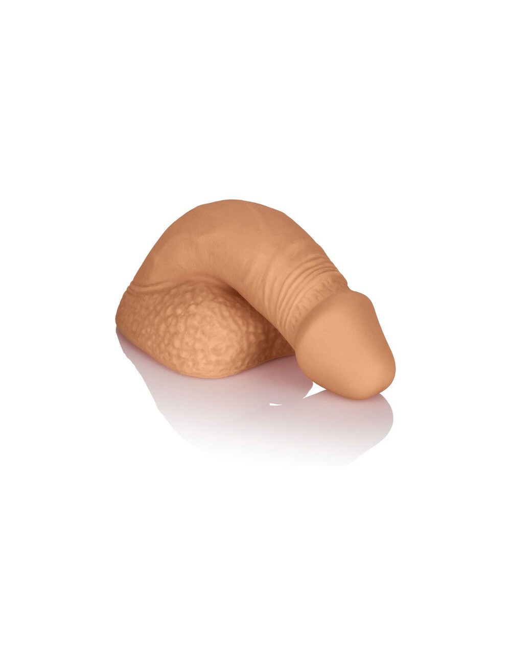PACKING PENIS  PENE DE SILICONA 12.75CM CARAMELO
