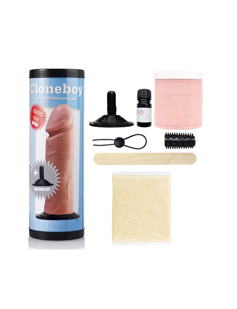 CLONEBOY DILDO & SUCTION CAP ROSA