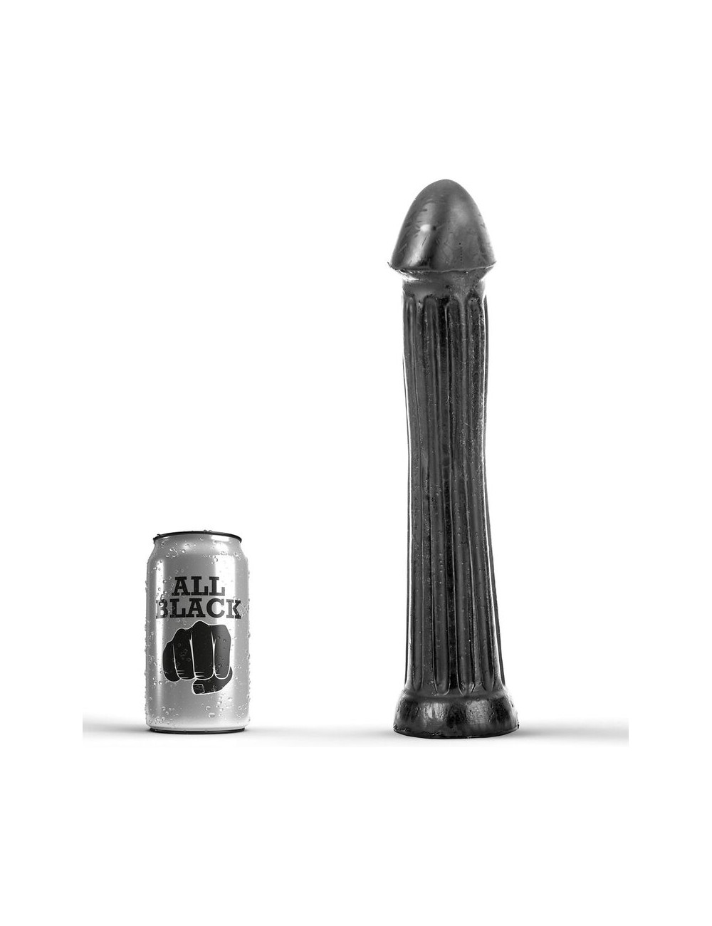 ALL BLACK PLUG DILDO 31CM ALL BLACK PLUG DILDO 31CM