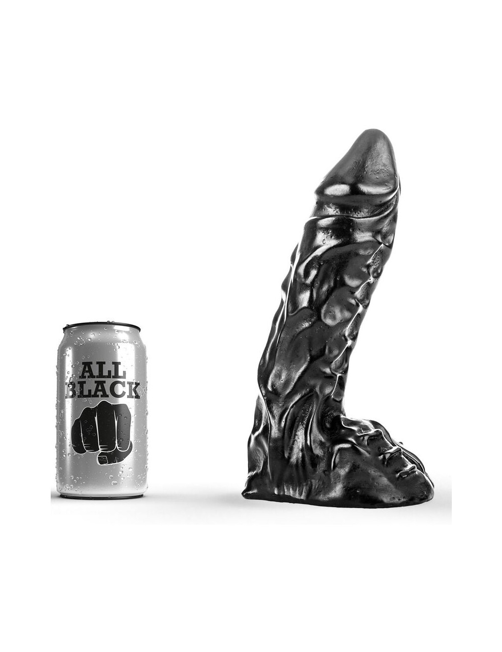 ALL BLACK DILDO 23CM