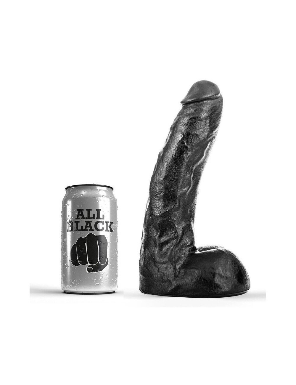 ALL BLACK DONG 22CM