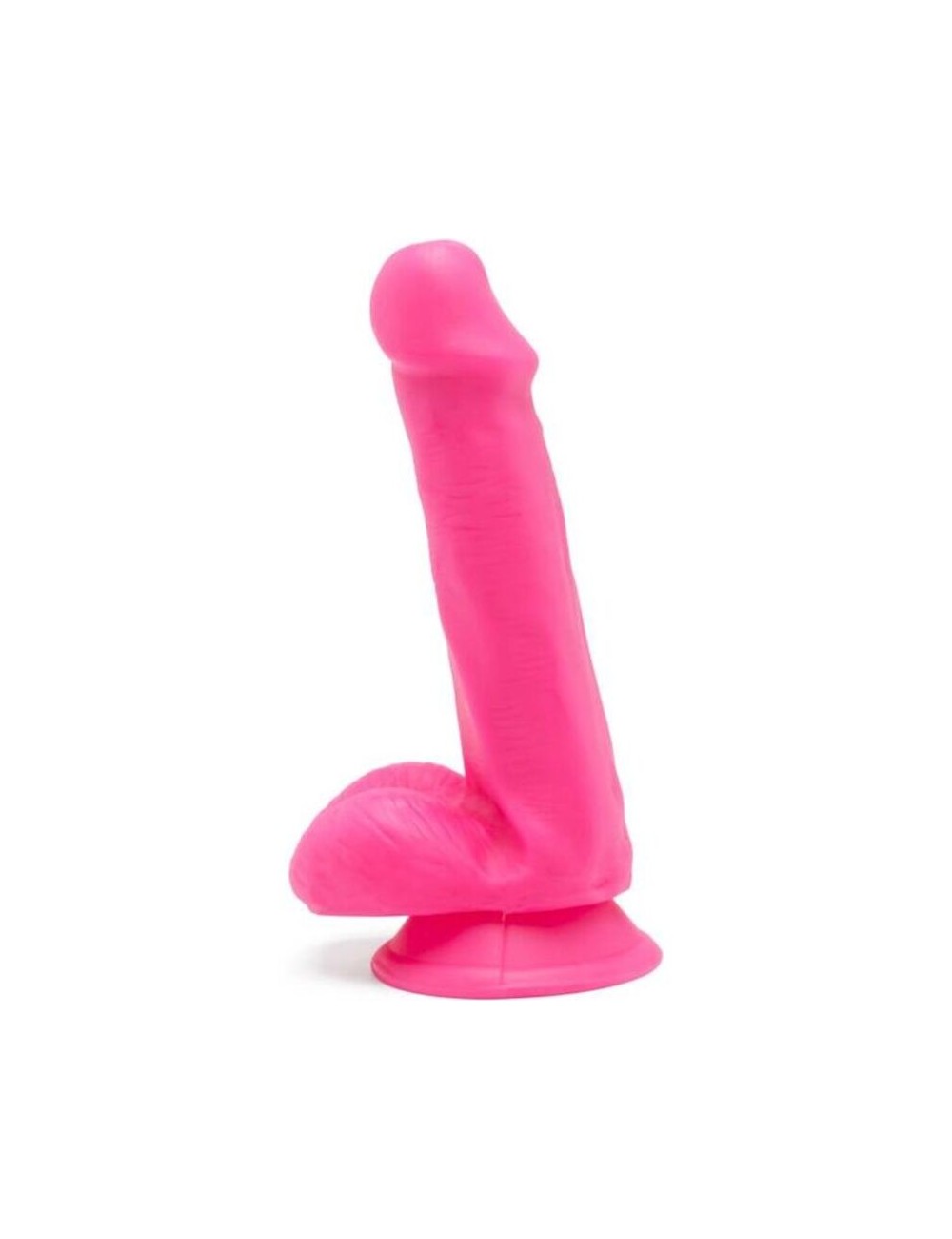 GET REAL - HAPPY DICKS DILDO 12 CM CON TESTICULOS ROSA