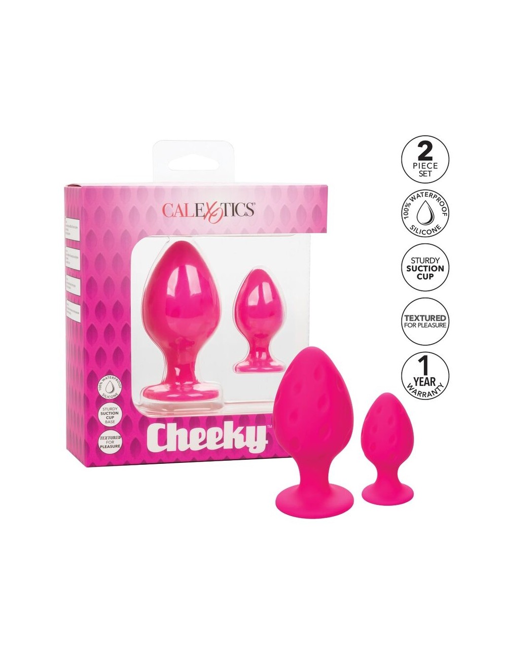 CALEX CHEEKY PLUGS ANALES ROSA