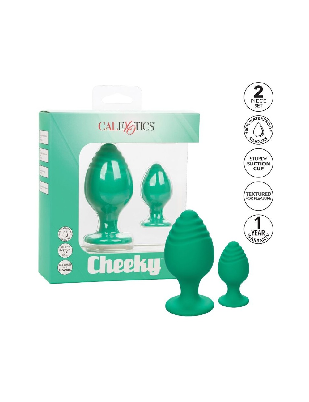 CALEX CHEEKY PLUGS ANALES VERDE
