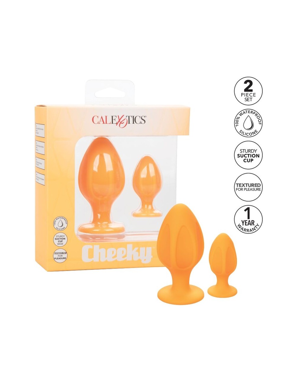 CALEX CHEEKY PLUGS ANALES NARANJA