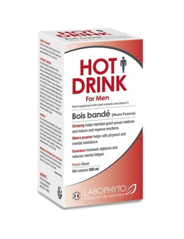 HOT DRINK FOR MEN COMPLEMENTO ALIMENTICIO ENERGIA SEXUAL 250 ML