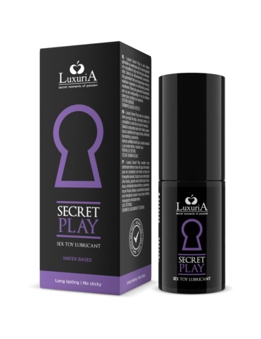 LUXURIA LUBRICANTE PARA JUGUETES SECRET PLAY 30 ML