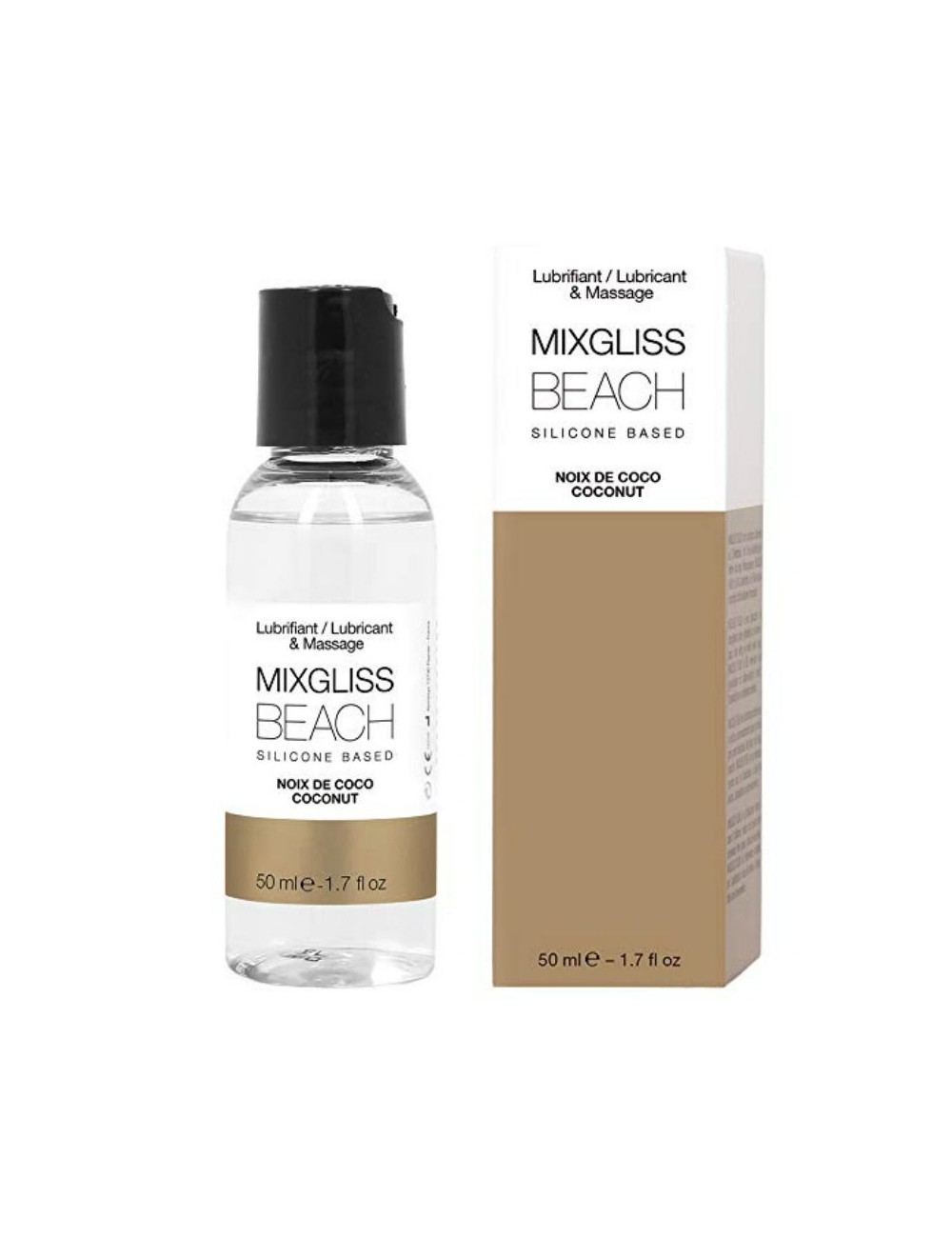 MIXGLISS BEACH LUBRICANTE SILICONA 50 ML MIXGLISS BEACH LUBRICANTE SILICONA 50 ML
