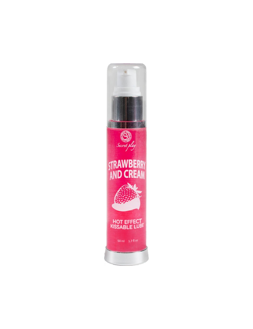 SECRETPLAY LUBRICANTE 2-1 EFECTO CALOR FRESA&NATA 50ML