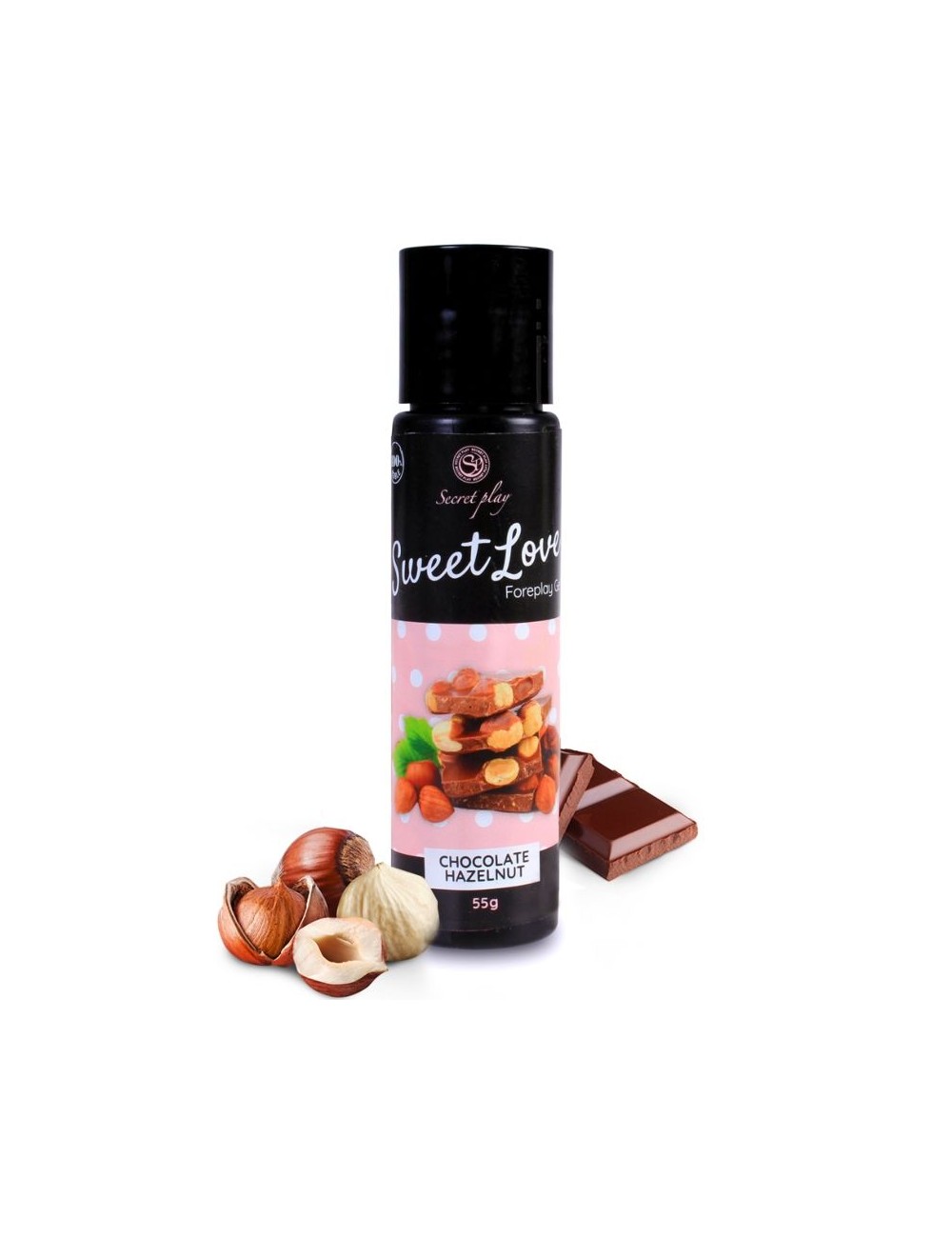 SECRETPLAY GEL SWEET LOVE CHOCOLATE CON AVELLANAS 60 ML