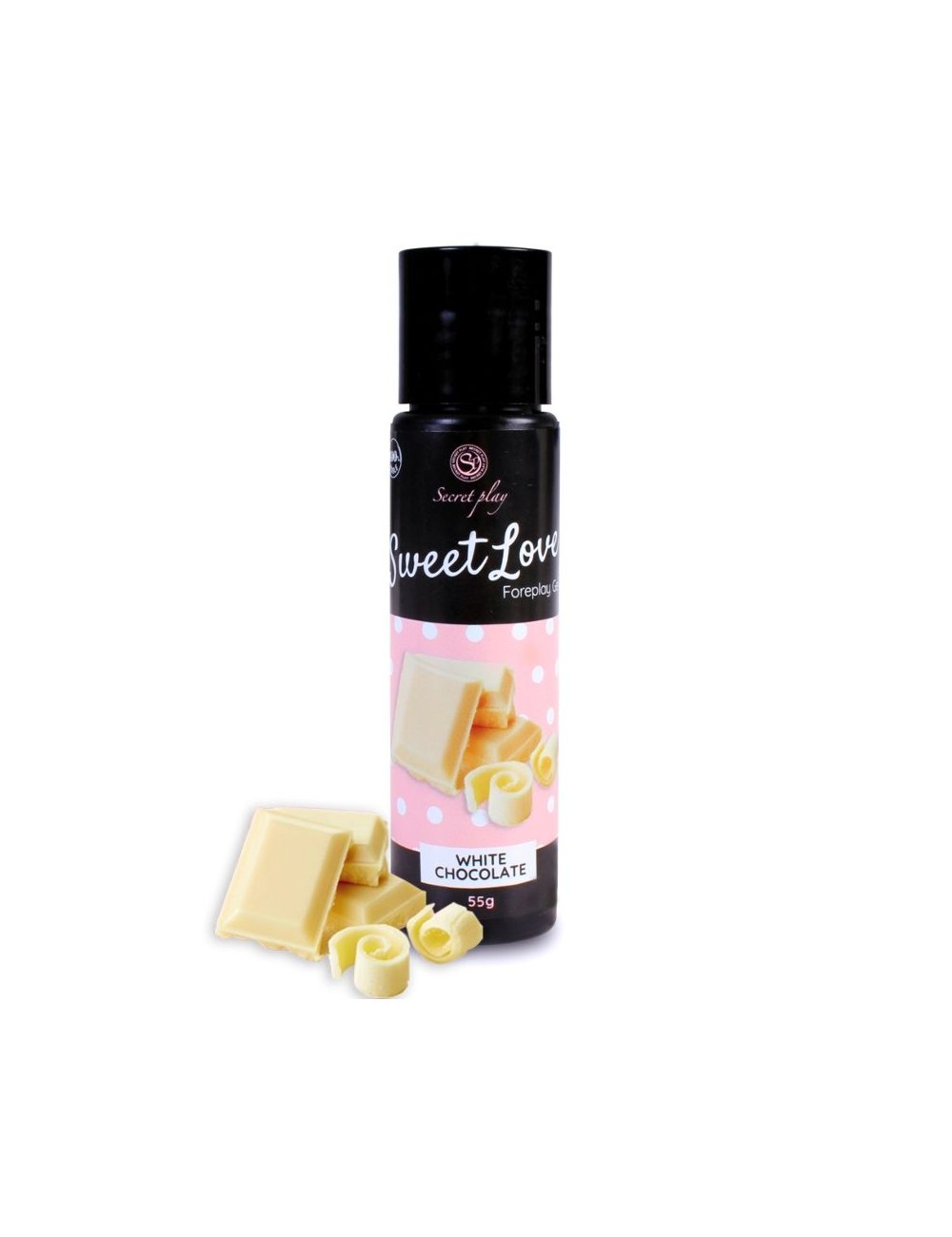 SECRETPLAY GEL SWEET LOVE CHOCOLATE BLANCO 60 ML