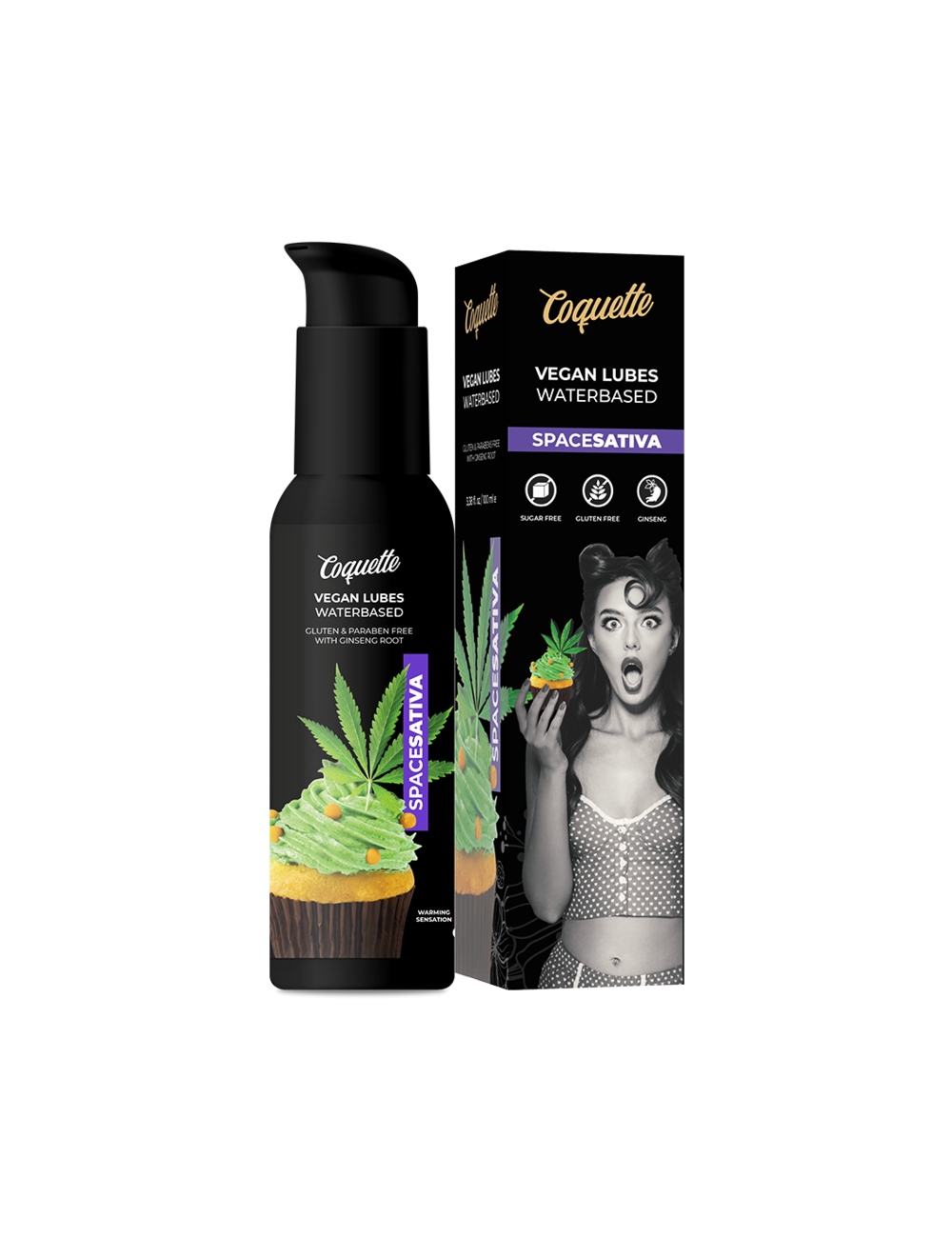 COQUETTE CHIC DESIRE PREMIUM EXPERIENCE LUBRICANTE VEGANO SPACE SATIVA 100ML