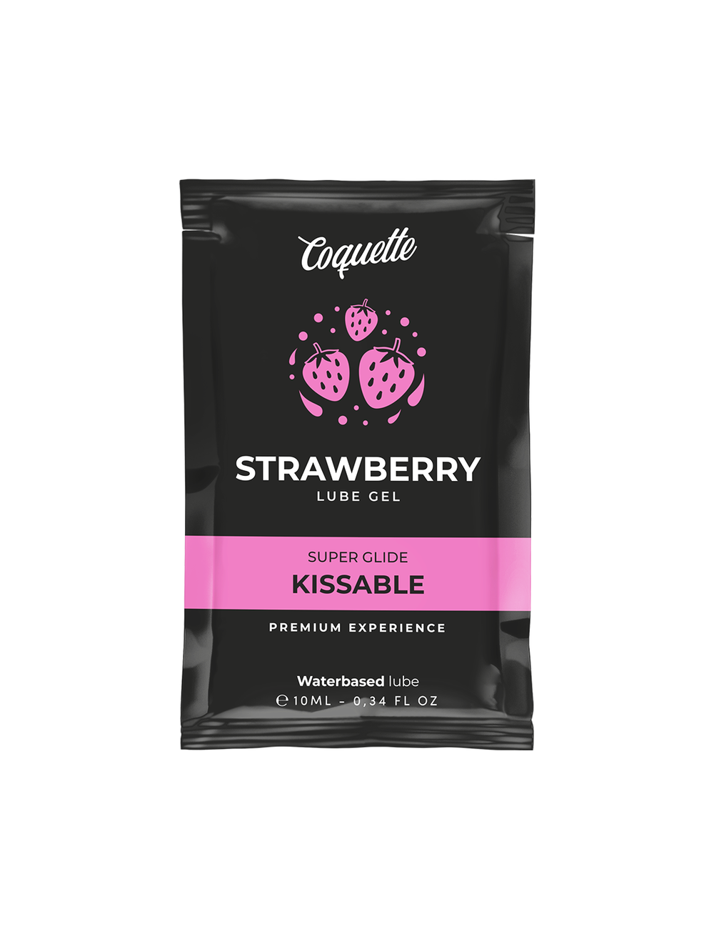 COQUETTE CHIC DESIRE POCKET LUBRICANTE KISSABLE BASE AGUA FRESA 10 ML