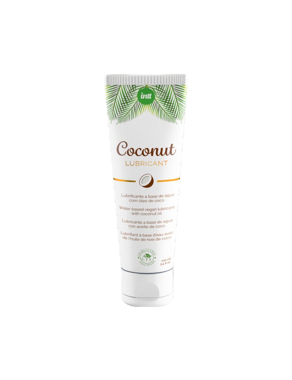 INTT - LUBRICANTE VEGANO A BASE DE AGUA CON SABOR INTENSO A COCO INTT - LUBRICANTE VEGANO A BASE DE AGUA CON SABOR INTENSO A COCO