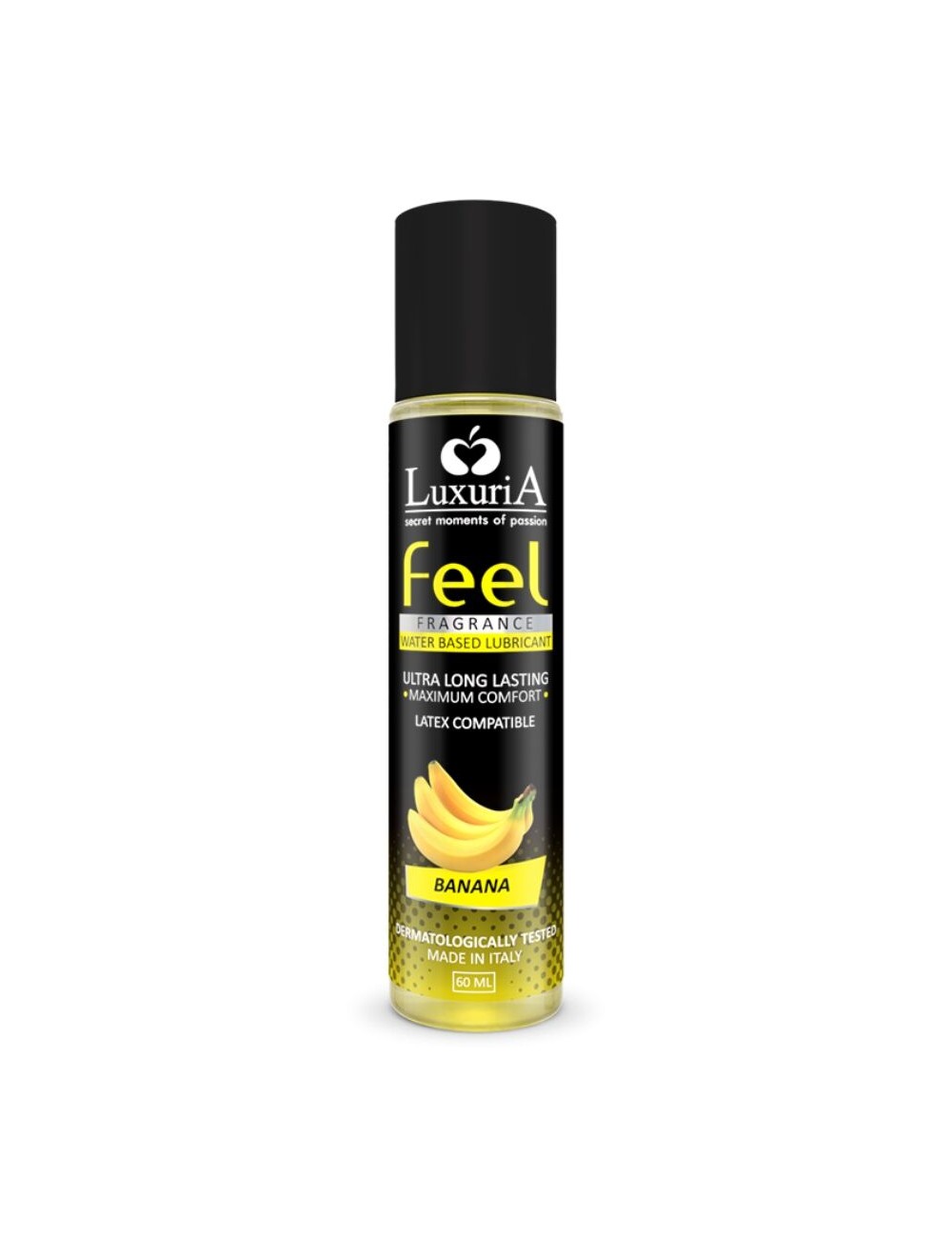 LUXURIA FEEL LUBRICANTE BASE AGUA PLATANO 60 ML LUXURIA FEEL LUBRICANTE BASE AGUA PLATANO 60 ML