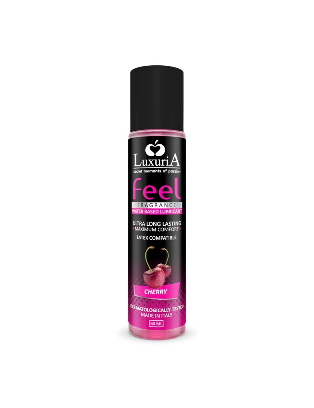 LUXURIA FEEL LUBRICANTE BASE AGUA CEREZA 60 ML