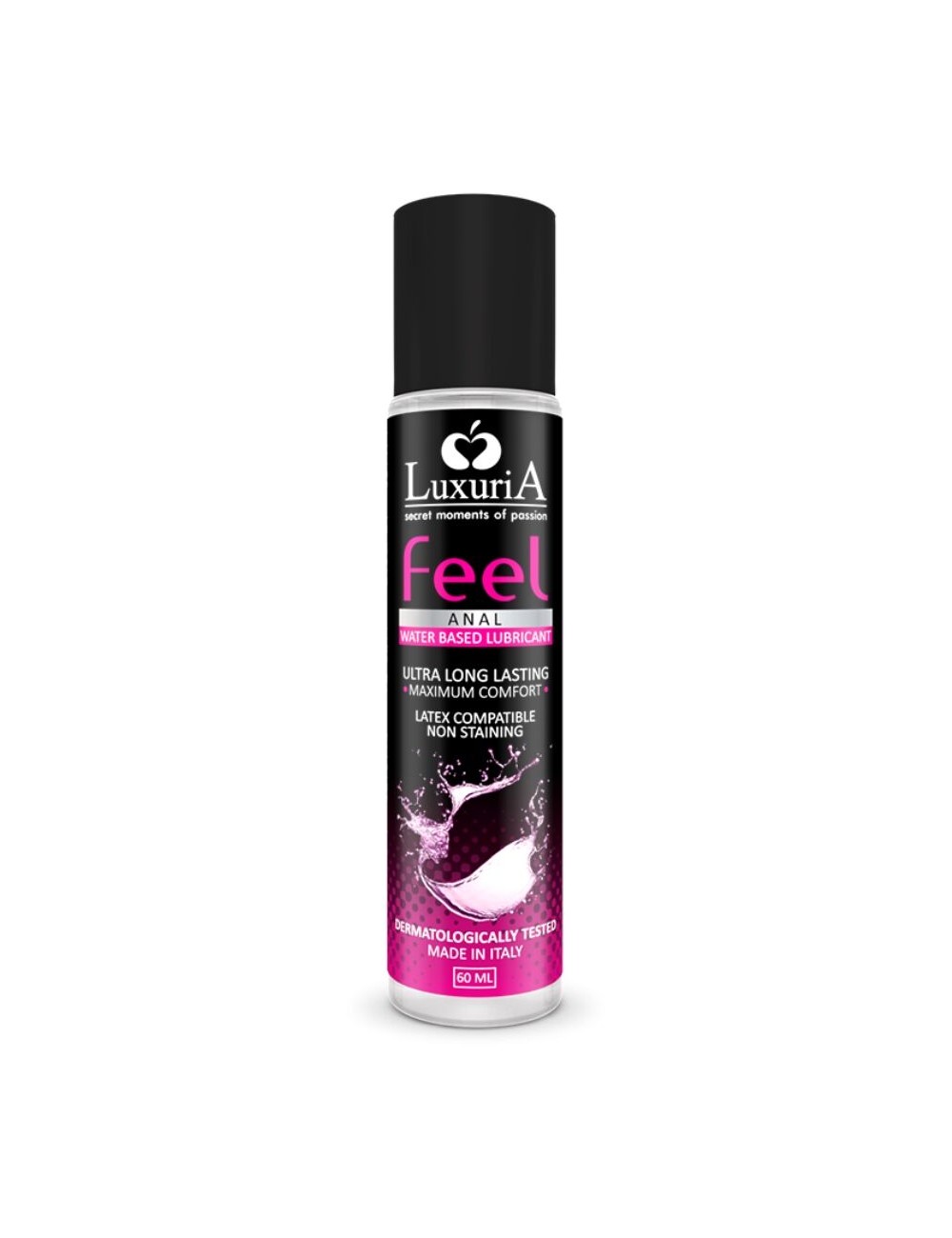 LUXURIA FEEL LUBRICANTE BASE AGUA ANAL 60 ML LUXURIA FEEL LUBRICANTE BASE AGUA ANAL 60 ML