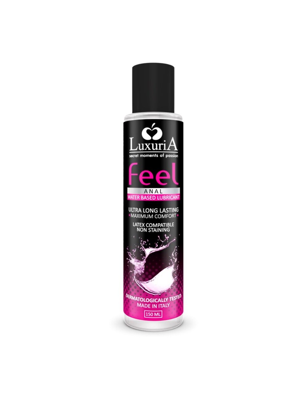 LUXURIA FEEL LUBRICANTE BASE AGUA ANAL 150 ML