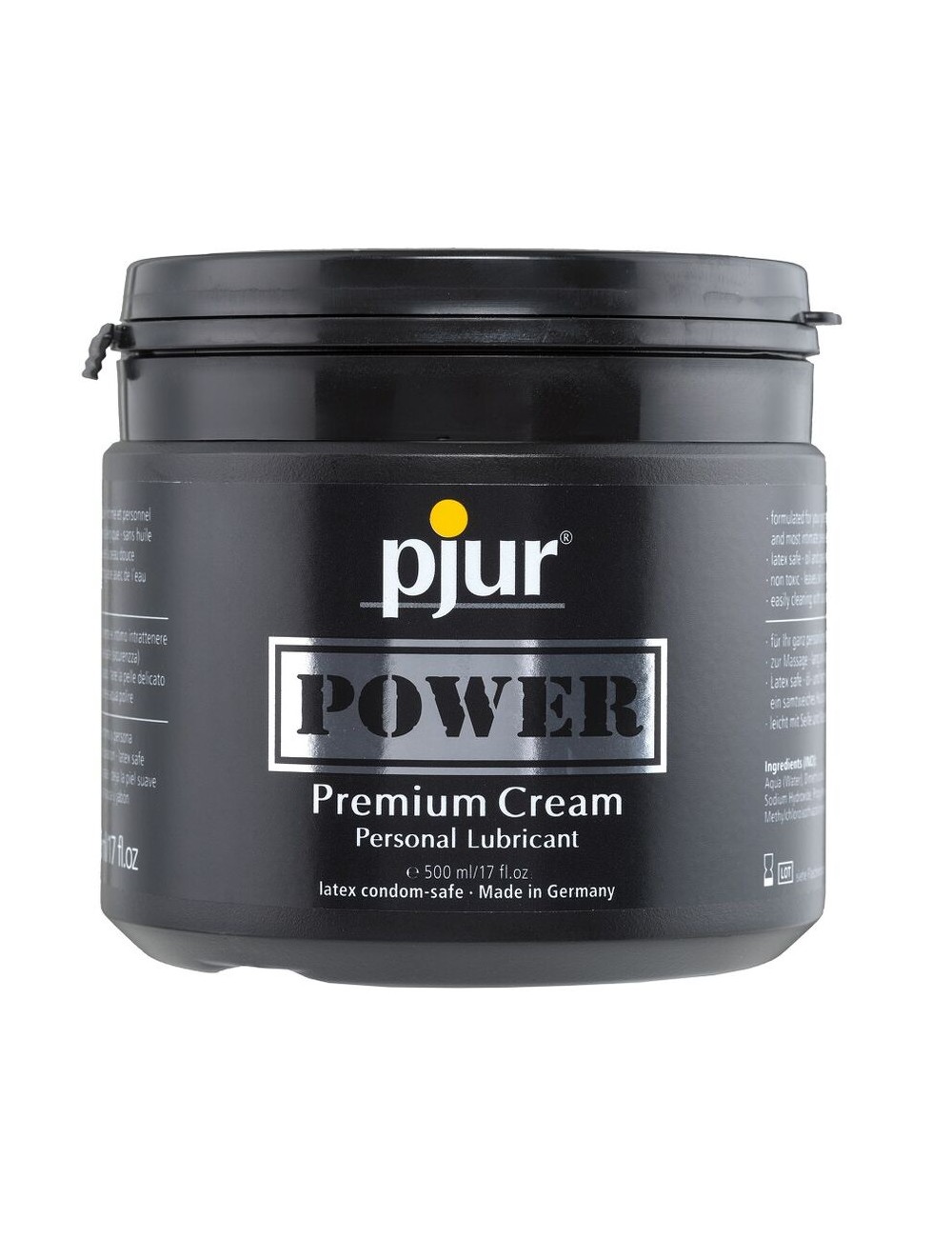 PJUR POWER PREMIUM CREAM PERSONAL LUBRICANT 500 ML