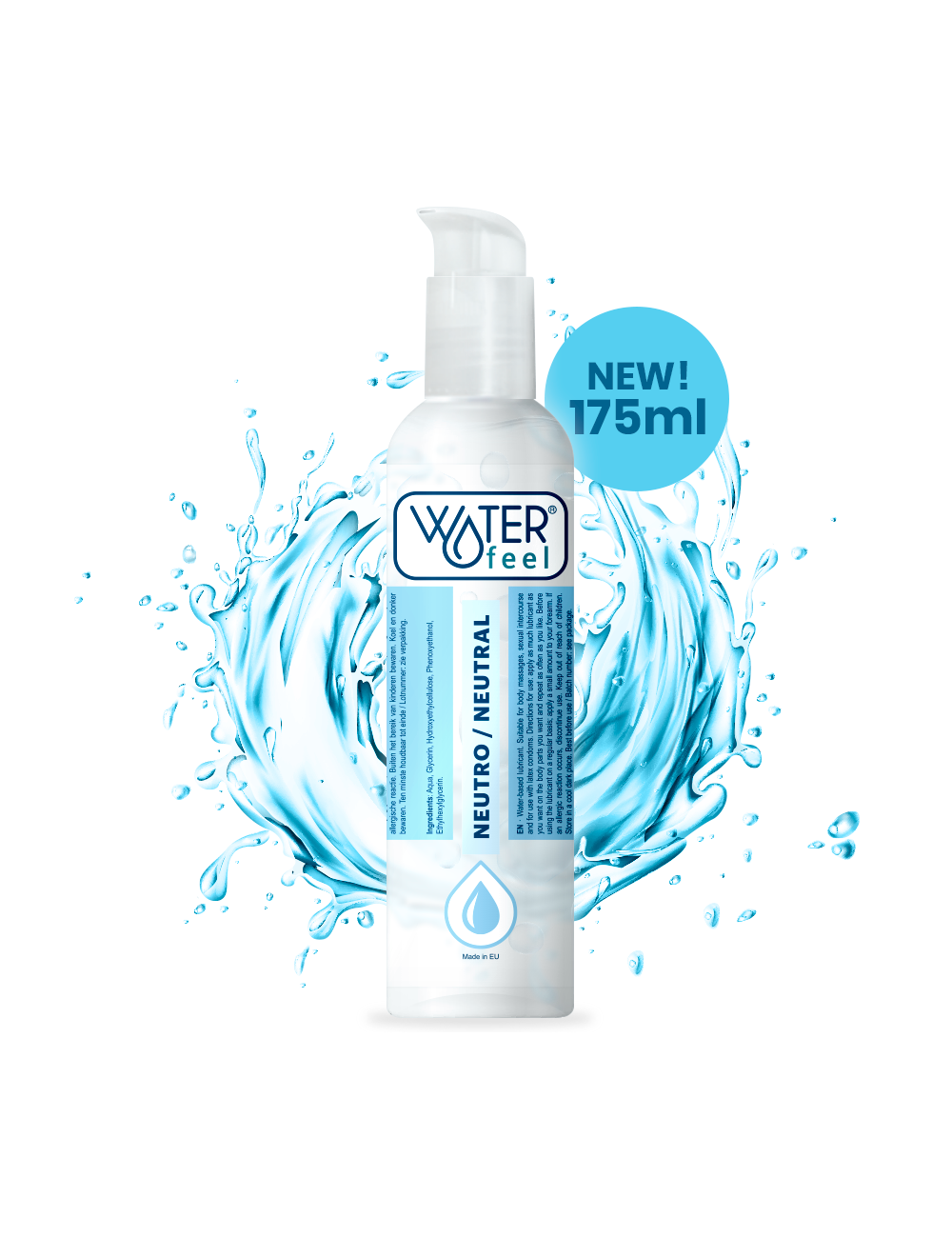 WATERFEEL LUBRICANTE NATURAL 175 ML EN IT NL FR DE WATERFEEL LUBRICANTE NATURAL 175 ML EN IT NL FR DE