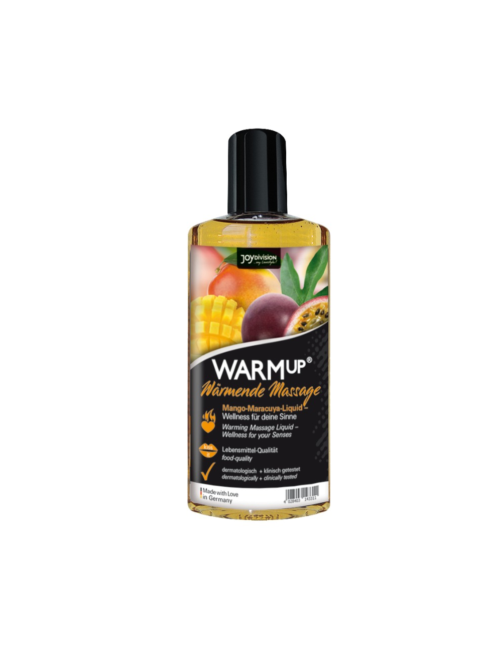 AQUAGLIDE - WARMUP ACEITE DE MASAJE MANGO+MARACUYA 150 ML AQUAGLIDE - WARMUP ACEITE DE MASAJE MANGO+MARACUYA 150 ML
