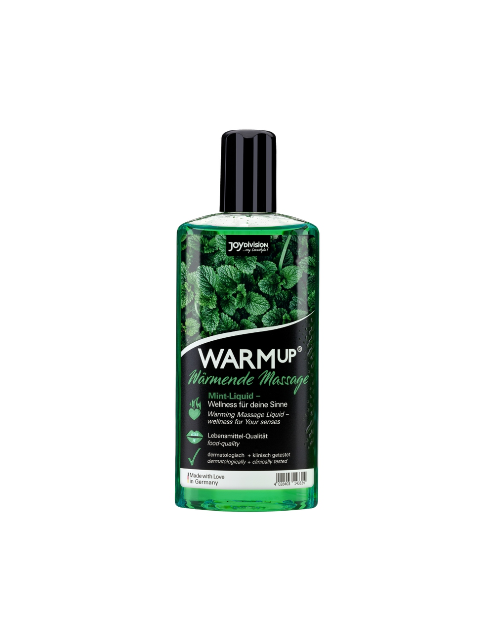 JOYDIVISION WARMUP GEL MASAJE EFECTO CALOR - MENTA 150 ML