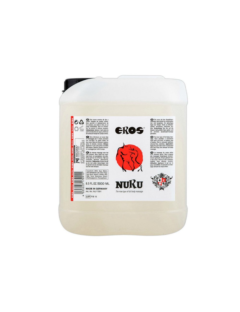 EROS NURU ACEITE MASAJE RICO EN MINERALES 5000ML EROS NURU ACEITE MASAJE RICO EN MINERALES 5000ML