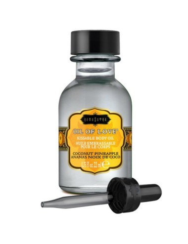 KAMASUTRA  ACEITE COMESTIBLE - COCO Y PIÑA 22 ML