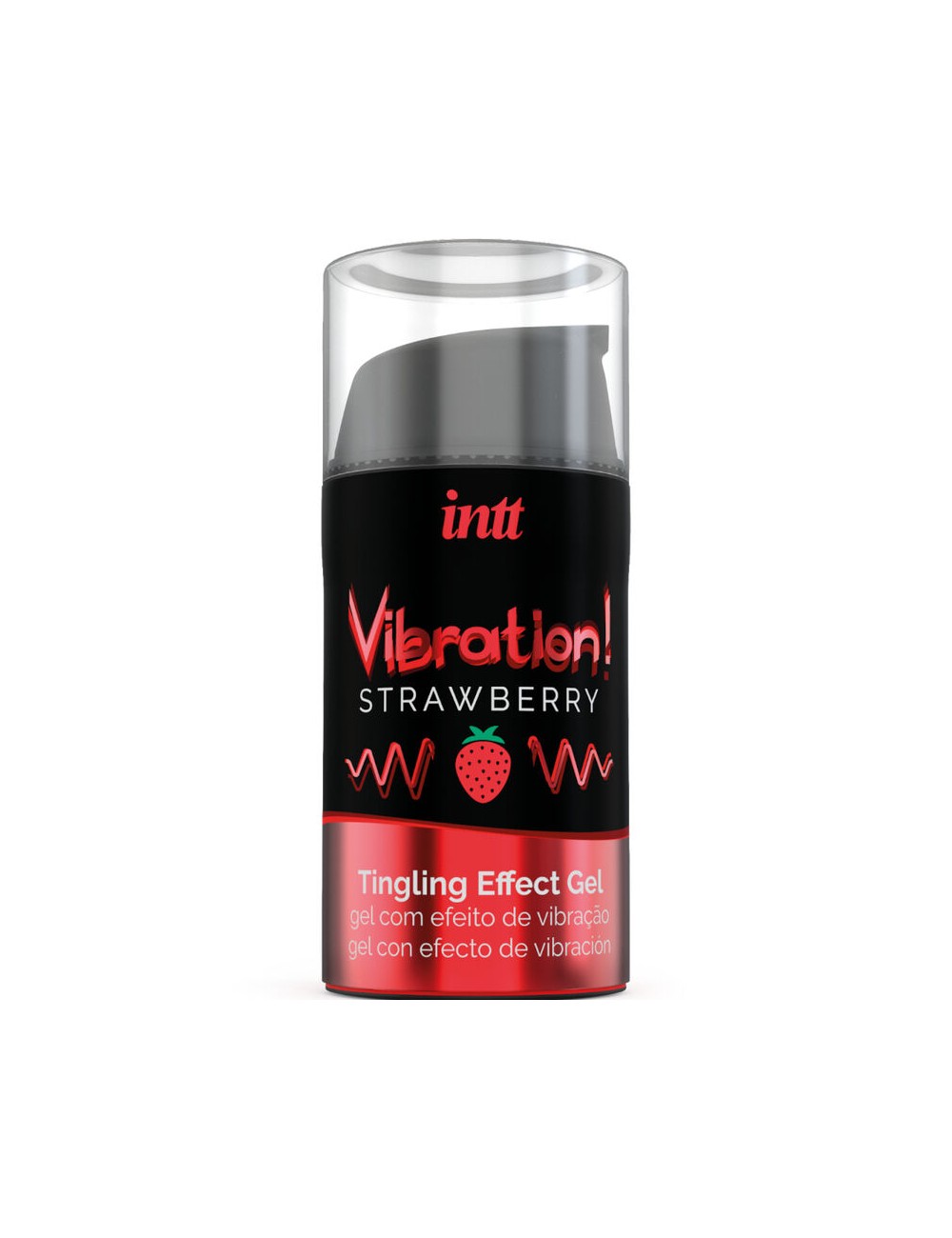 INTT - POTENTE ESTIMULANTE ÍNTIMO GEL VIBRADOR LIQUIDO FRESA 15ML INTT - POTENTE ESTIMULANTE ÍNTIMO GEL VIBRADOR LIQUIDO FRESA 15ML