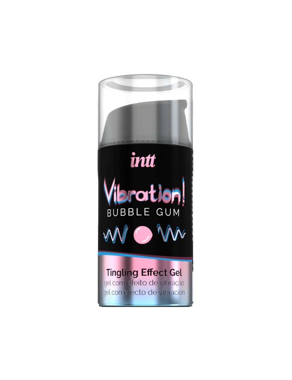 INTT - POTENTE ESTIMULANTE ÍNTIMO GEL VIBRADOR LIQUIDO CHICLE 15ML INTT - POTENTE ESTIMULANTE ÍNTIMO GEL VIBRADOR LIQUIDO CHICLE 15ML