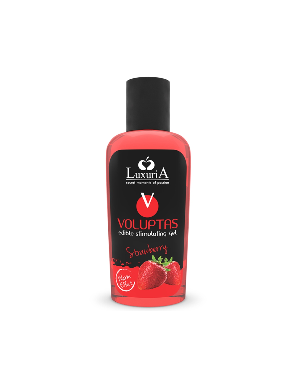 LUXURIA VOLUPTAS GEL MASAJE COMESTIBLE EFECTO CALOR - FRESA 100 ML