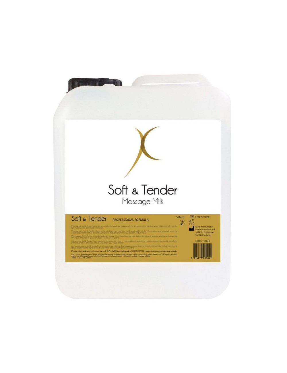 SOFT AND TENDER CREMA BODYMILK DE MASAJE 5000 ML SOFT AND TENDER CREMA BODYMILK DE MASAJE 5000 ML