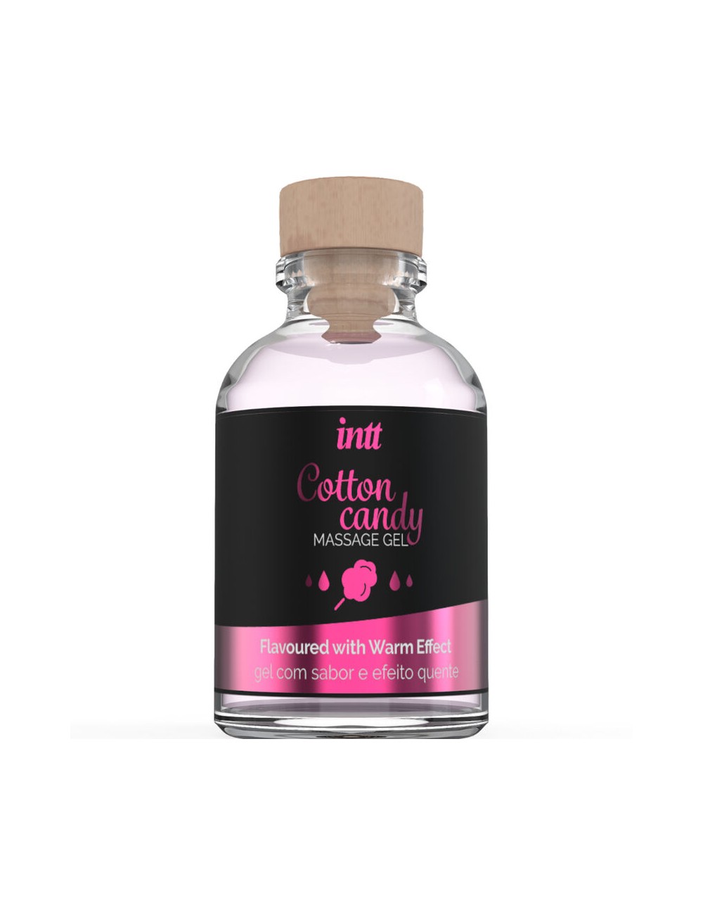 INTT - GEL DE MASAJE CON SABOR A ALGODÓN DE AZUCAR Y EFECTO CALOR INTT - GEL DE MASAJE CON SABOR A ALGODÓN DE AZUCAR Y EFECTO CALOR