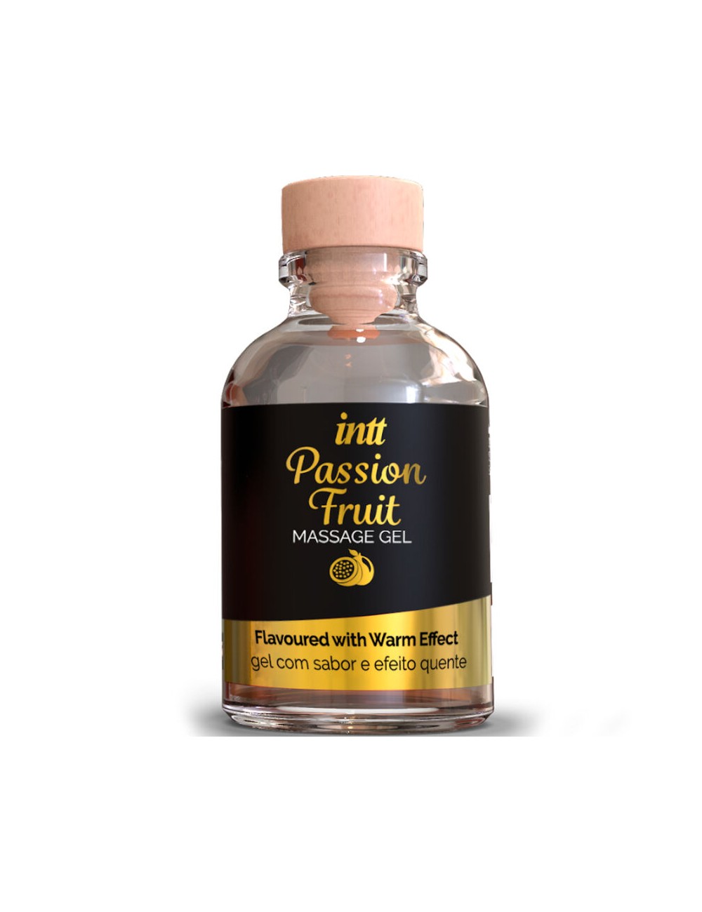 INTT - GEL DE MASAJE SABOR A FRUTA DE LA PASIÓN EFECTO CALOR