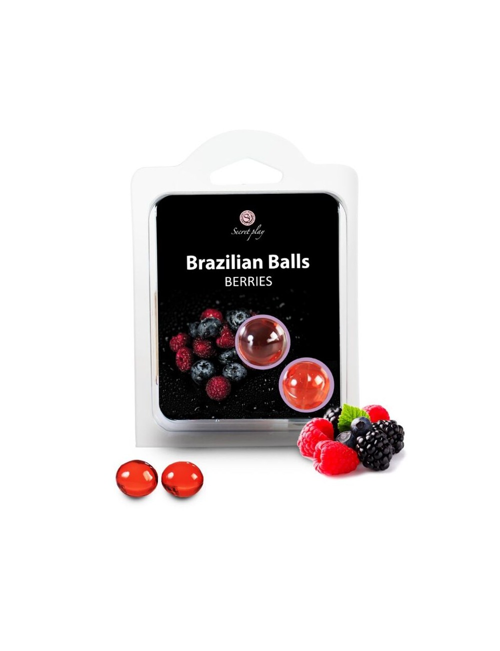 SECRETPLAY BRAZILIAN BALLS FRUTAS DEL BOSQUE SET 2 BOLAS