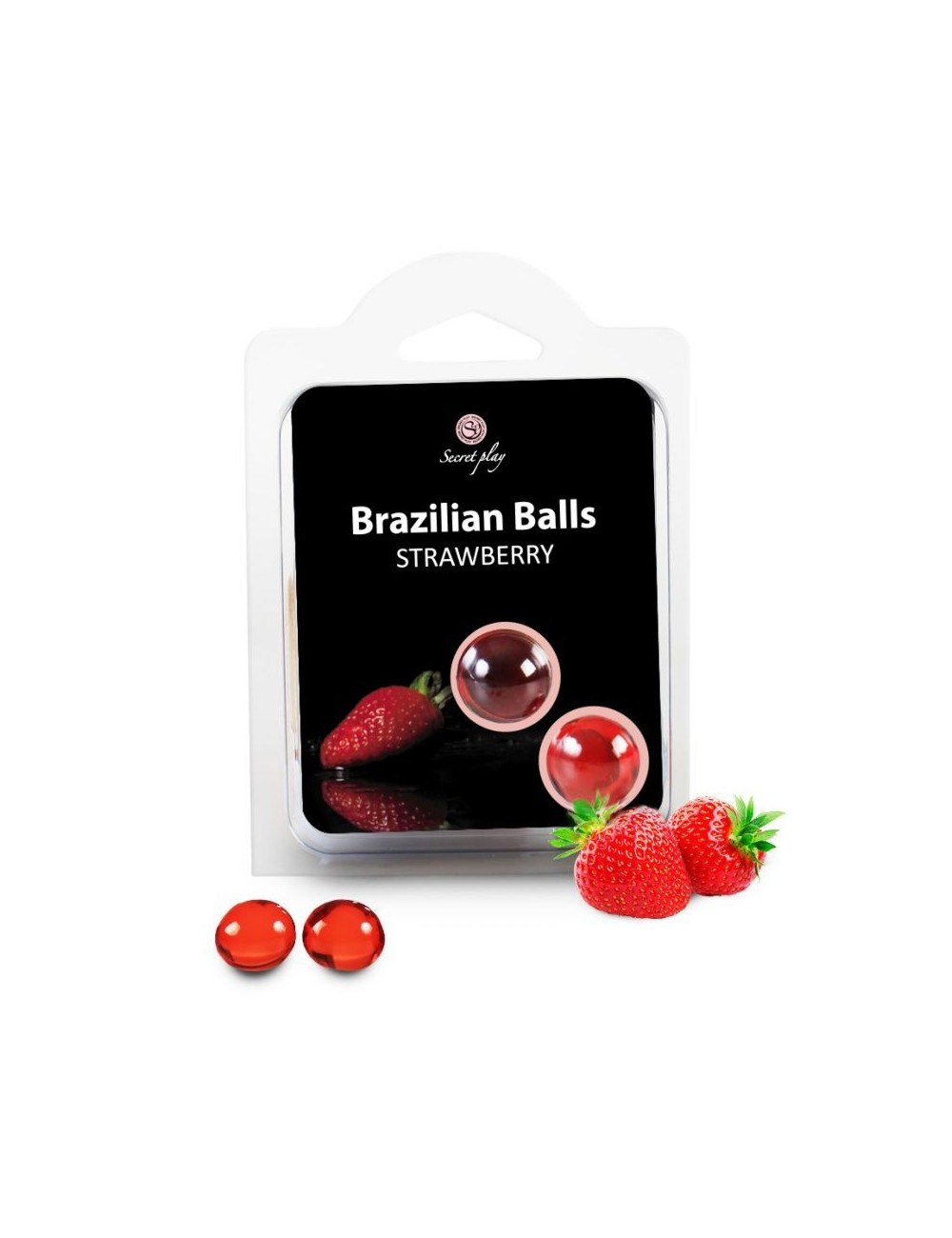 SECRETPLAY BRAZILIAN BALLS FRESAS SET 2 BOLAS