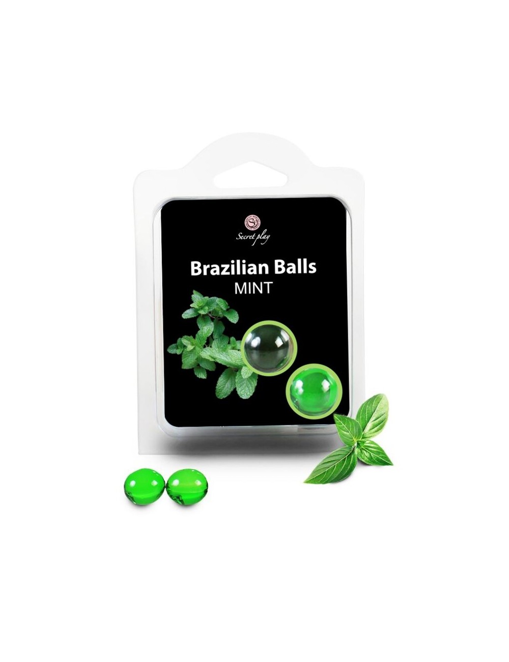 SECRETPLAY BRAZILIAN BALLS  MENTA SET  2 BOLAS