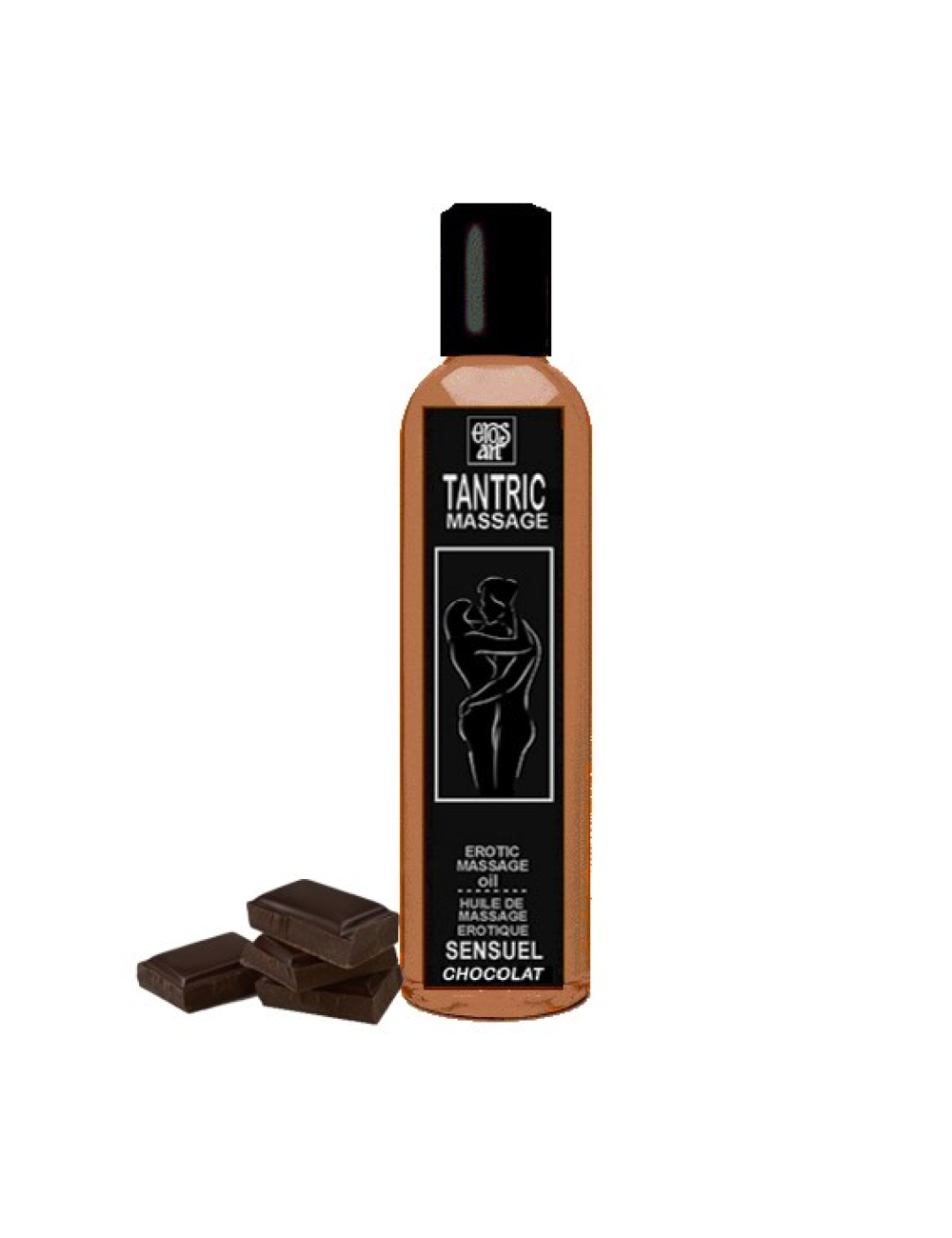 EROS-ART ACEITE MASAJE TANTRICO NATURAL Y AFRODISÍACO CHOCOLATE  100ML