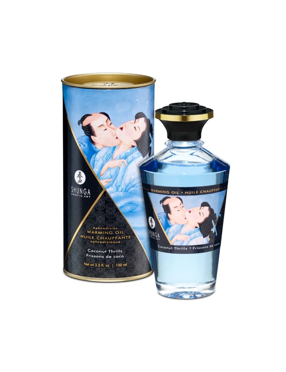 SHUNGA ACEITE MASAJE EFECTO CALOR SABOR COCO 100 ML