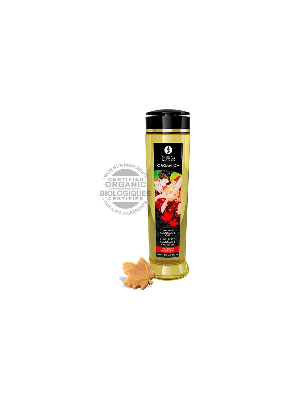 SHUNGA ACEITE COMESTIBLE DE MASAJE EROTICO ORGANICA 240ML