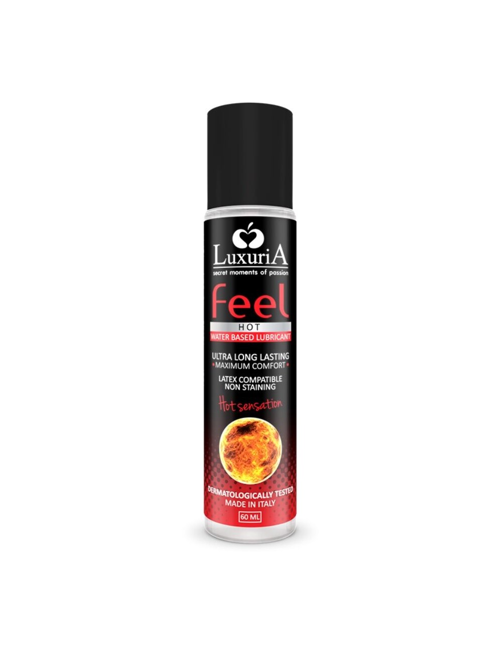 LUXURIA FEEL HOT SENSATION LUBRICANTE BASE AGUA EFECTO CALOR 60 ML LUXURIA FEEL HOT SENSATION LUBRICANTE BASE AGUA EFECTO CALOR 60 ML