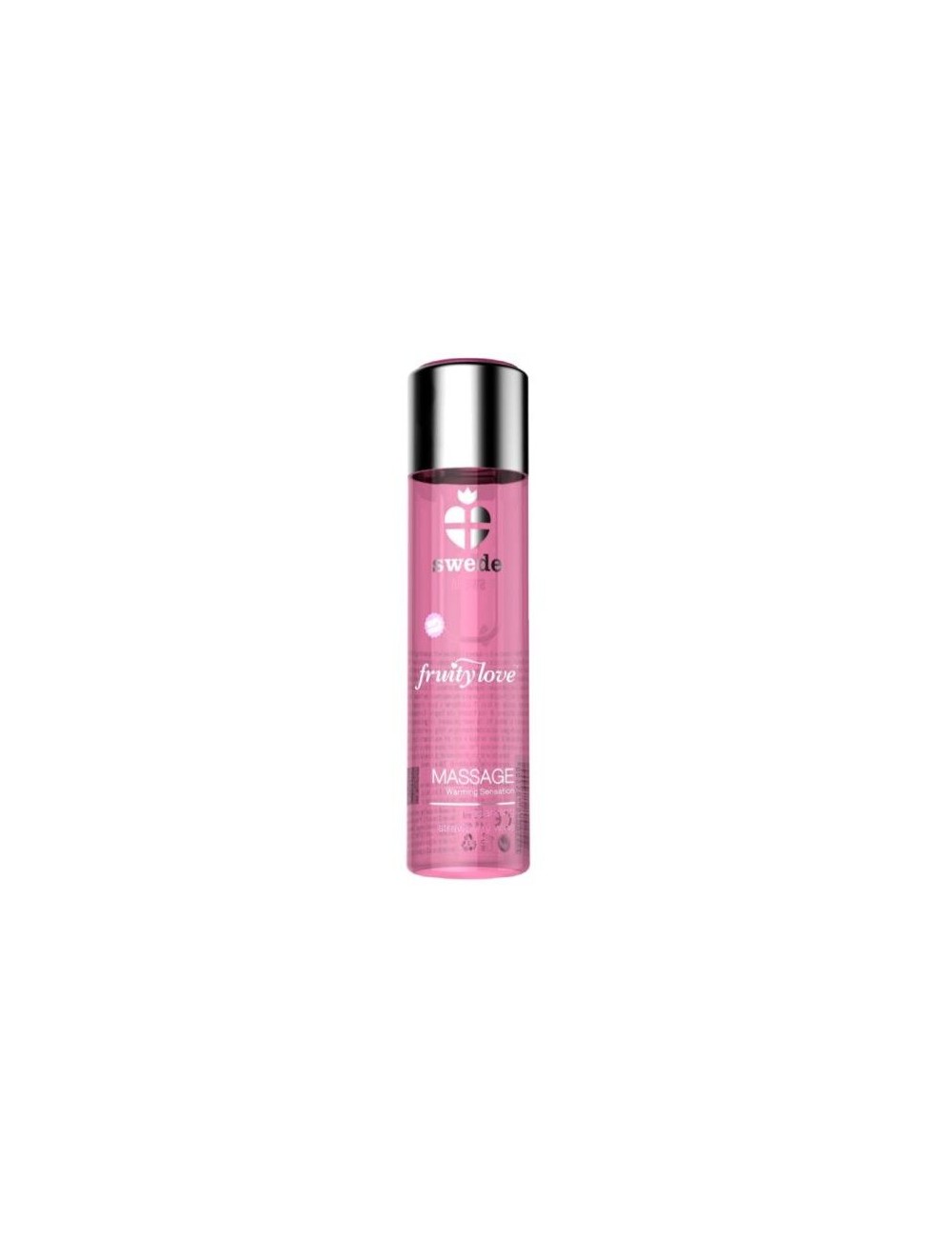 SWEDE FRUITY LOVE ACEITE EFECTO CALOR FRESAS CON CHAMPAGNE 60 ML SWEDE FRUITY LOVE ACEITE EFECTO CALOR FRESAS CON CHAMPAGNE 60 ML