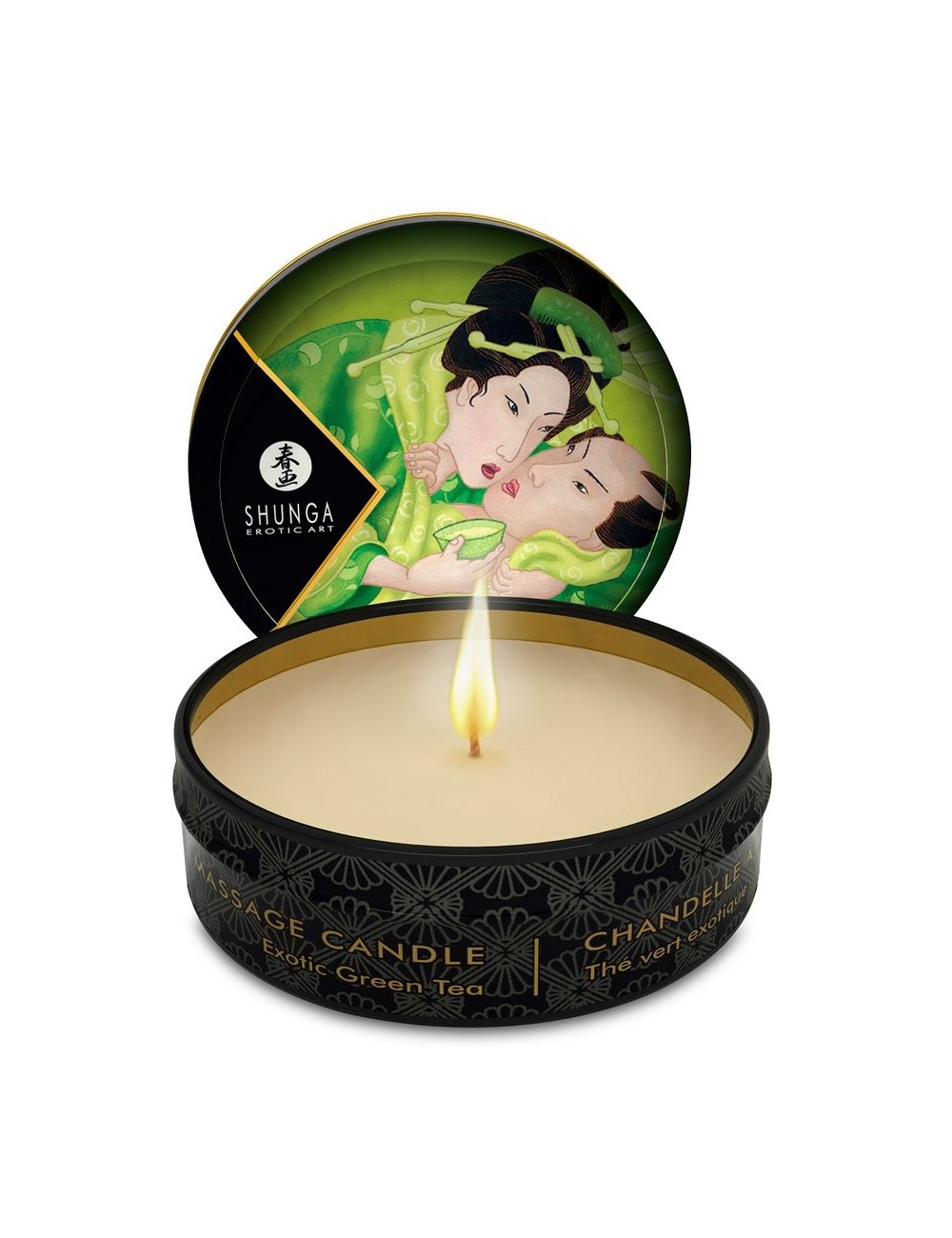 SHUNGA MINI CARESS BY CANDELIGHT VELA MASAJE TÉ VERDE 30ML SHUNGA MINI CARESS BY CANDELIGHT VELA MASAJE TÉ VERDE 30ML