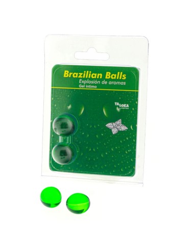 TALOKA - BRAZILIAN BALLS GEL ÍNTIMO MENTA 2 BOLAS