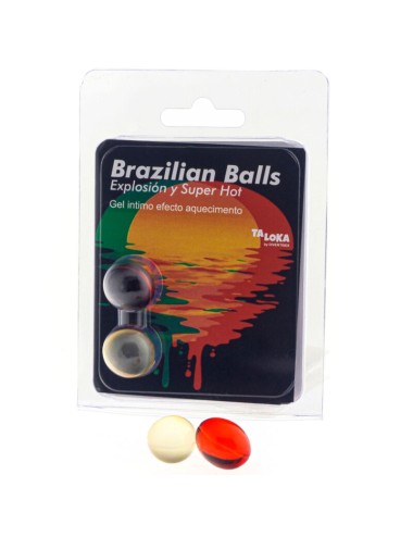 TALOKA - BRAZILIAN BALLS GEL EXCITANTE EFECTO SUPER CALIENTE 2 BOLAS