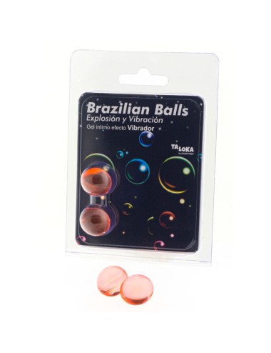 TALOKA - BRAZILIAN BALLS GEL EXCITANTE EFECTO VIBRACIÓN 2 BOLAS