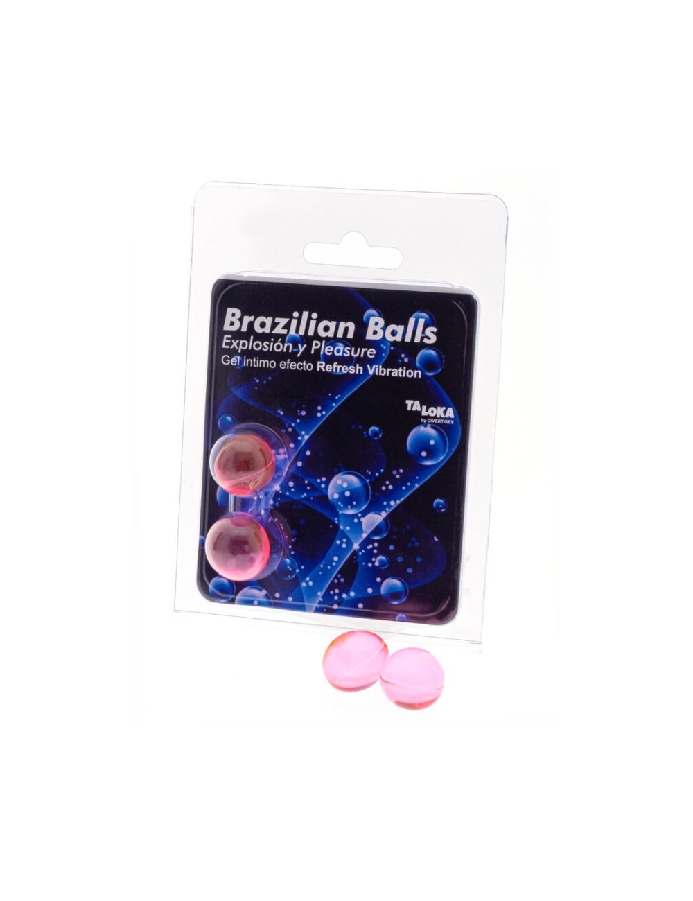 TALOKA - BRAZILIAN BALLS GEL EXCITANTE EFECTO VIBRACIÓN REFRESCANTE 2 BOLAS