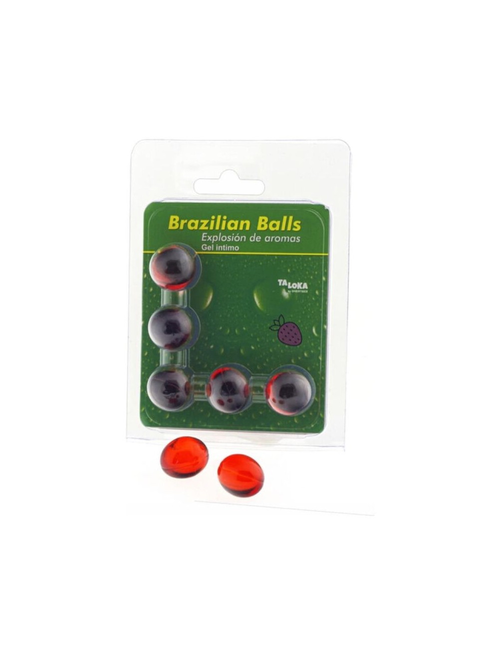 TALOKA - BRAZILIAN BALLS GEL ÍNTIMO FRESA 5 BOLAS TALOKA - BRAZILIAN BALLS GEL ÍNTIMO FRESA 5 BOLAS