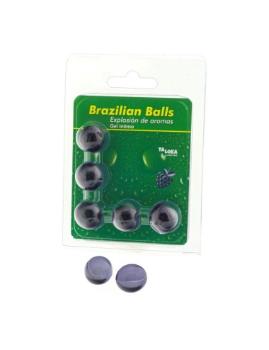 TALOKA - BRAZILIAN BALLS GEL ÍNTIMO FRUTAS DEL BOSQUE 5 BOLAS